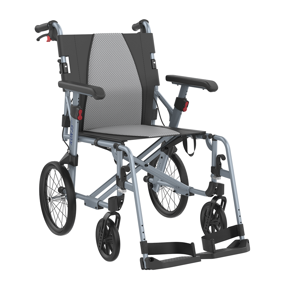ICON 35Lx, Transport Wheelchair, Alu., SW 40cm, SH45cm, SD 